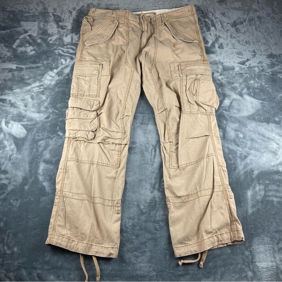 Polo Ralph Lauren Cargo Pants 38x30 RL-067 MIL-J-4883A Brown Military - Picture 1 of 16